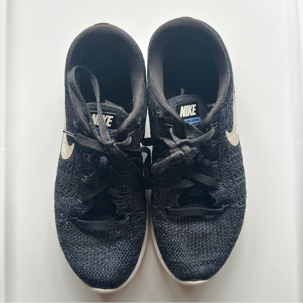Nike LunarEpic Low Flyknit 2 Women's Running Shoes Size 7 Navy Blue 843765-005